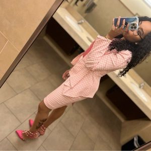 Ms Pink Barbie Skirt set